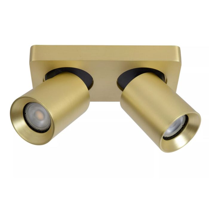 Gouden moderne plafondspot, Nigel, aluminium
