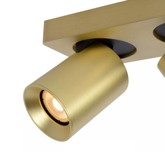 Gouden moderne plafondspot, Nigel, aluminium