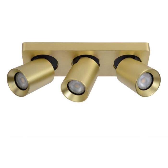 Gouden moderne plafondspot, Nigel, aluminium