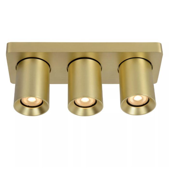 Gouden moderne plafondspot, Nigel, aluminium