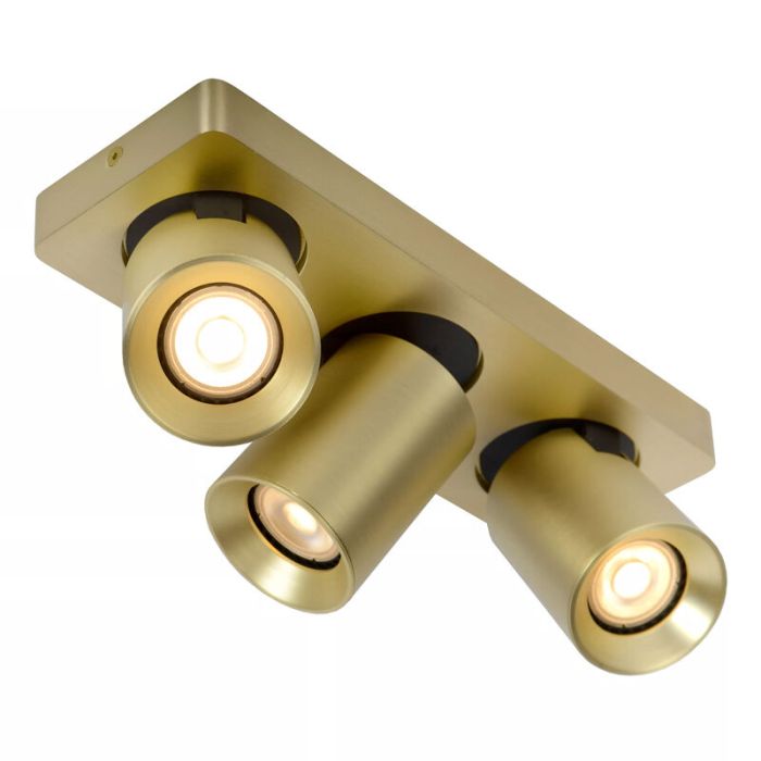 Gouden moderne plafondspot, Nigel, aluminium