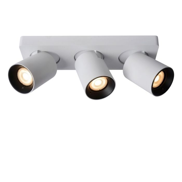 Witte plafondspot Nigel, aluminium
