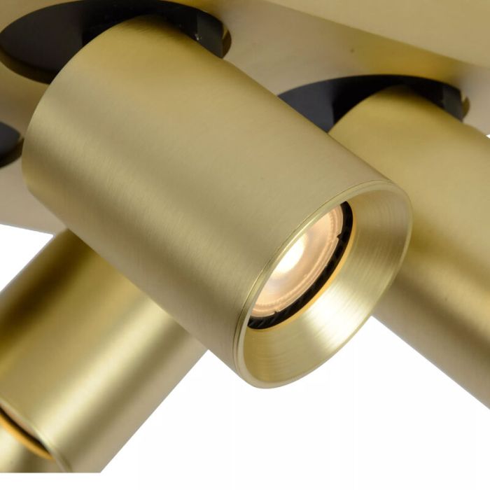 Gouden moderne plafondspot, Nigel, aluminium