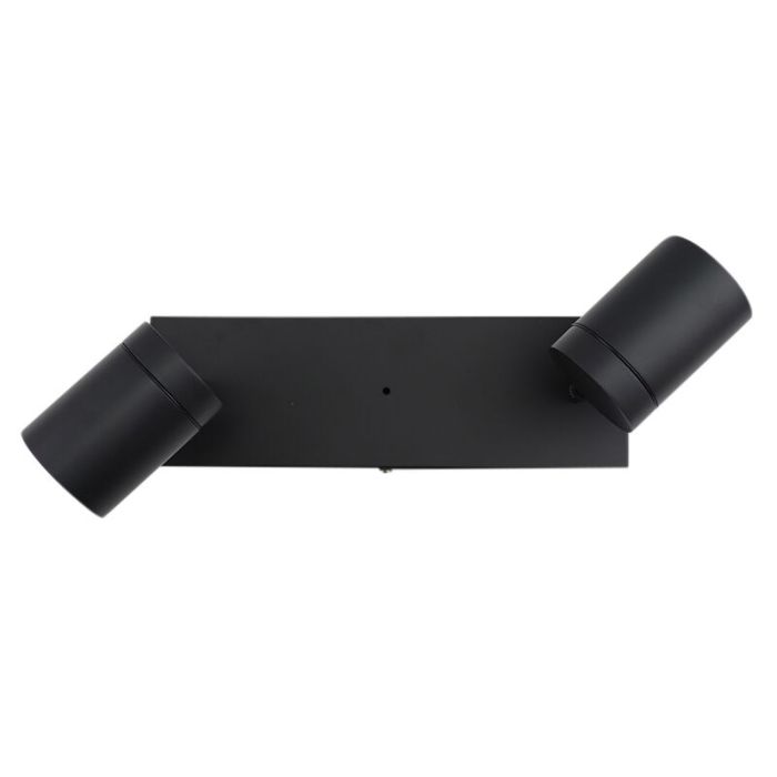 Moderne smart plafondlamp zwart, Ciara, IP44, 9W, RGBW
