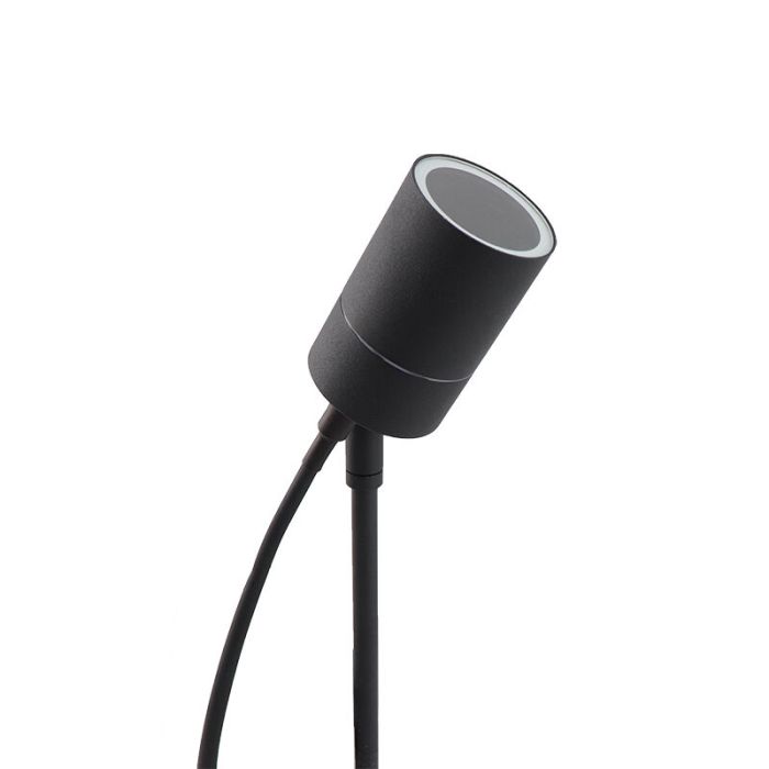 Moderne smart buitenlamp zwart, Pedro, IP44, 4,5W, RGBW