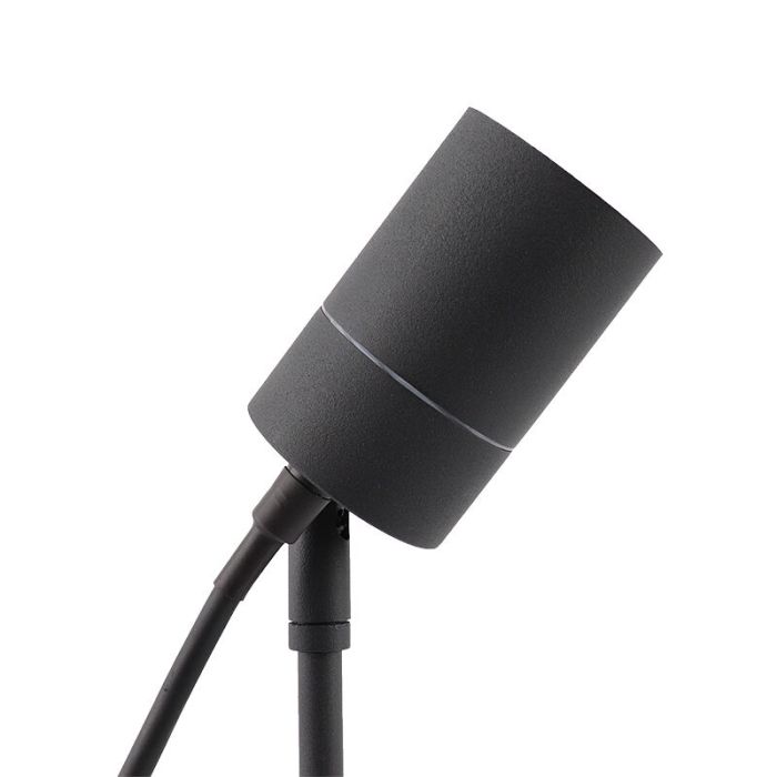 Moderne smart buitenlamp zwart, Pedro, IP44, 4,5W, RGBW