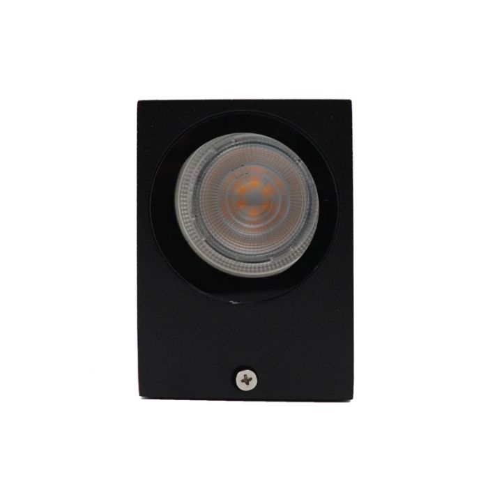 Moderne smart buitenlamp zwart, Corella, IP44, 9W, RGBW
