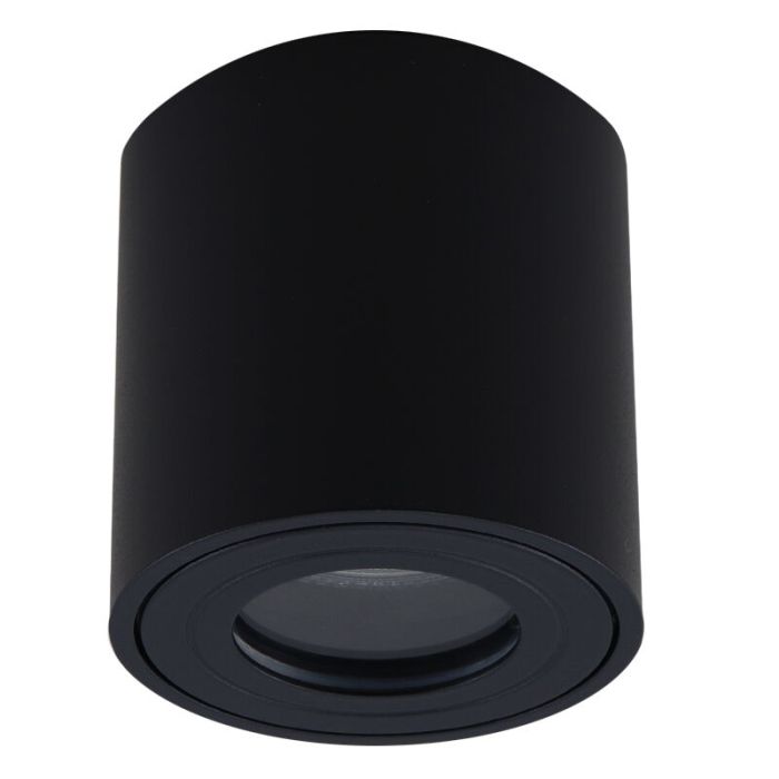 Moderne smart plafondlamp zwart, Alion, IP44, 4,5W, RGBW