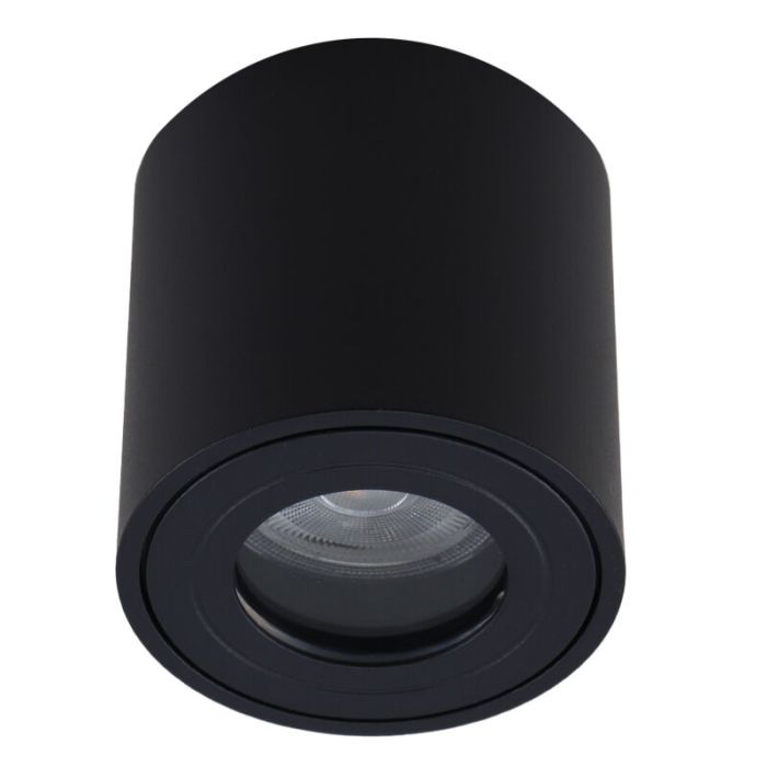 Moderne smart plafondlamp zwart, Alion, IP44, 4,5W, RGBW