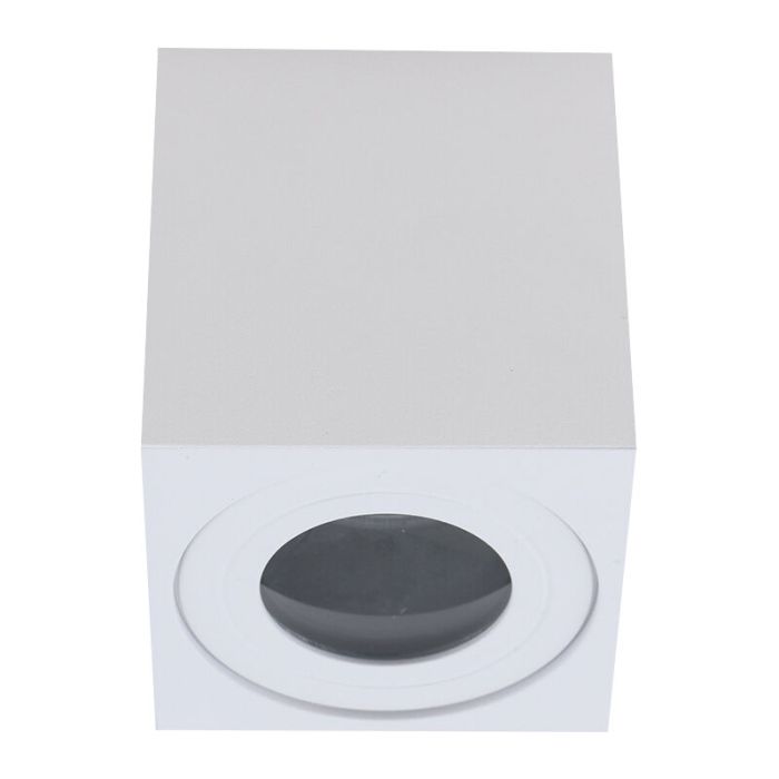 Moderne smart plafondlamp wit, Alion, IP44, 4,5W, RGBW