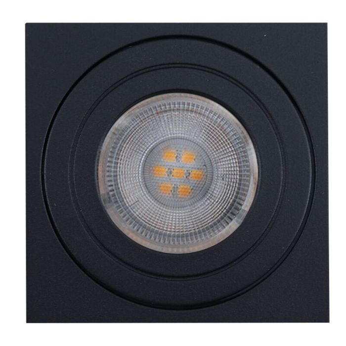 Moderne smart plafondlamp zwart, Alion, IP44, 4,5W, RGBW