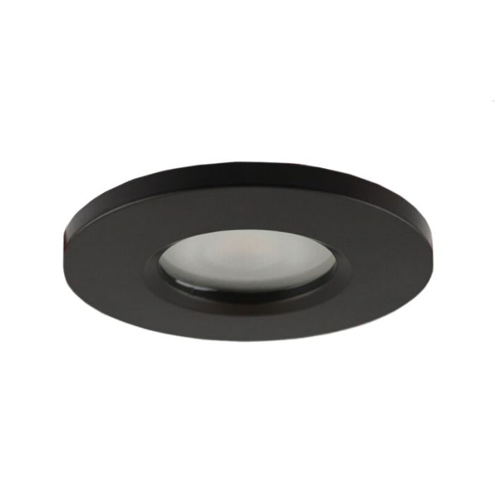 Moderne smart inbouwspot zwart, Jule, IP65, 4,5W, RGBW