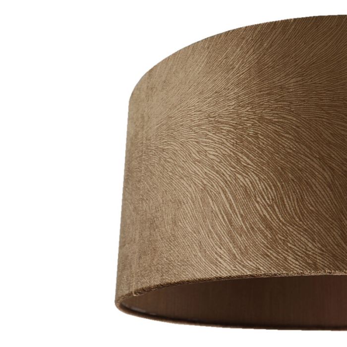 40 cm velours bruine lampenkap, Rody