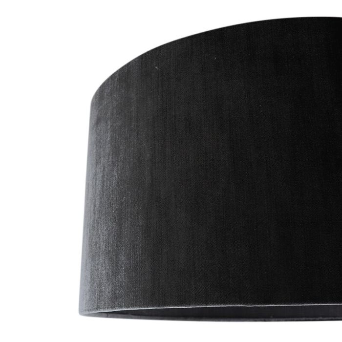 50 cm velours antraciete lampenkap, Rody
