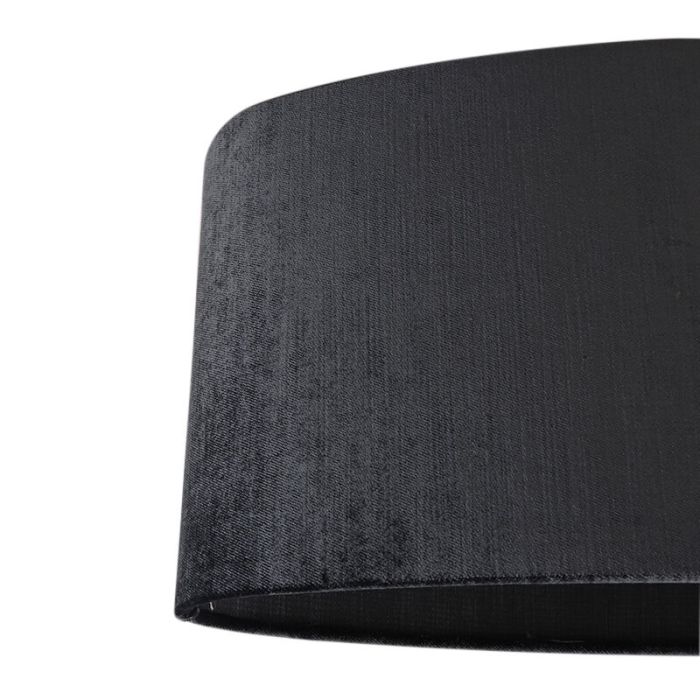 50 cm ovale velours antraciete lampenkap, Rody