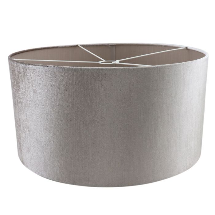50 cm velours grijze lampenkap, Rody