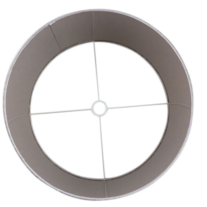 50 cm velours grijze lampenkap, Rody