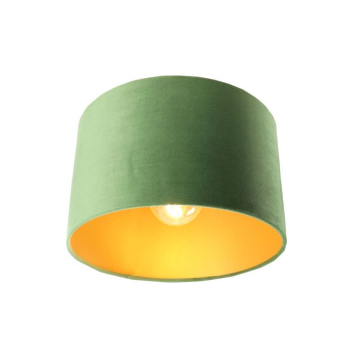Groen met gouden plafondlamp Krista, 30cm