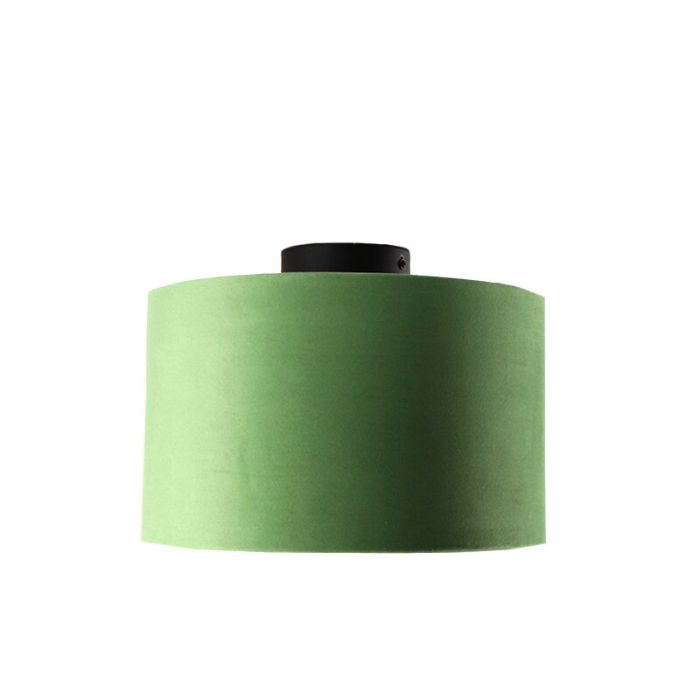 Groen met gouden plafondlamp Krista, 30cm