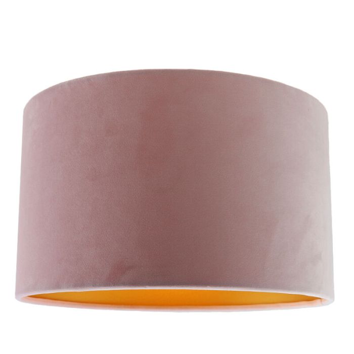 Roze met gouden plafondlamp Krista, 30cm