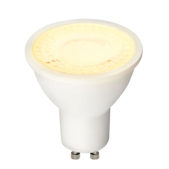 10-pack Dimbare witte GU10 LED lamp Antonie, 5w, warm wit