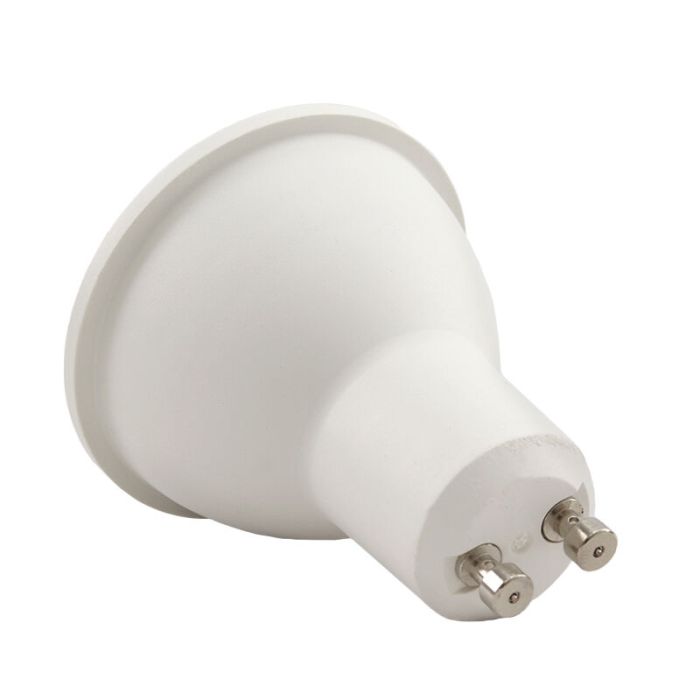 10-pack Dimbare witte GU10 LED lamp Antonie, 5w, warm wit