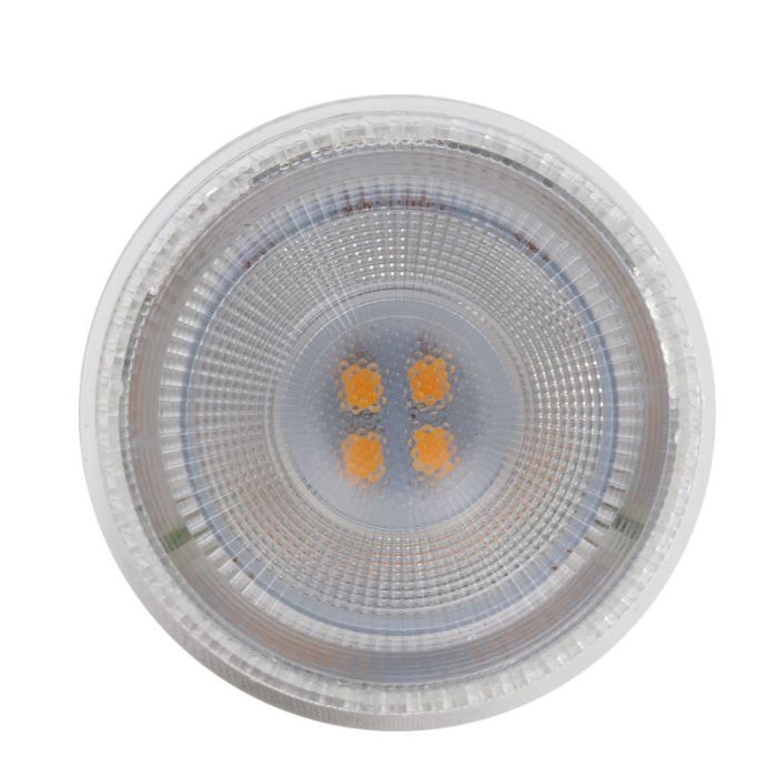 Transparante GU10 LED spot Antonie, 4 Watt, 2700K (Warm wit)