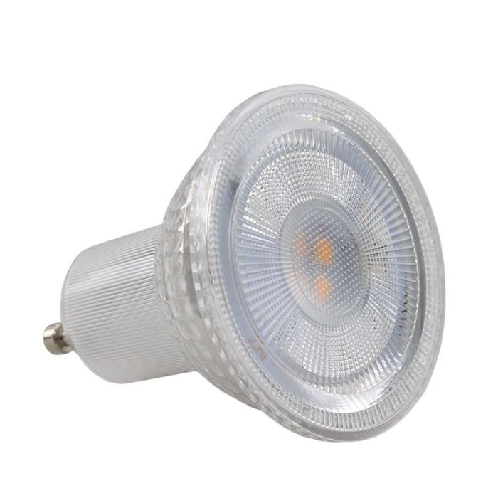 20-packTransparante GU10 LED spot Antonie, 3 Watt, 2700K (Warm wit)