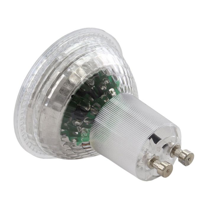 20-packTransparante GU10 LED spot Antonie, 3 Watt, 2700K (Warm wit)