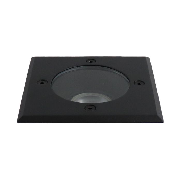 Zwarte grondspot, Clenton, aluminium, IP65