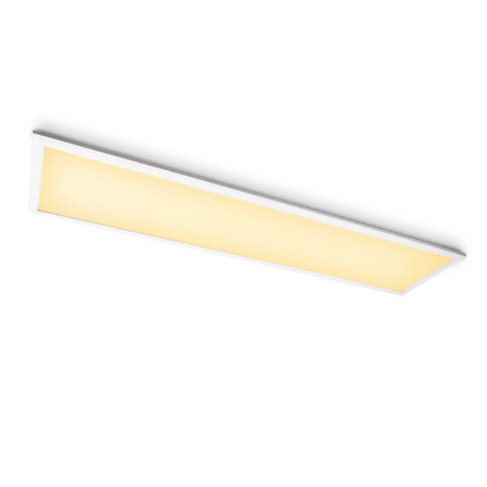 3-pak LED paneel 30x120 cm, 36W, 3000K LED