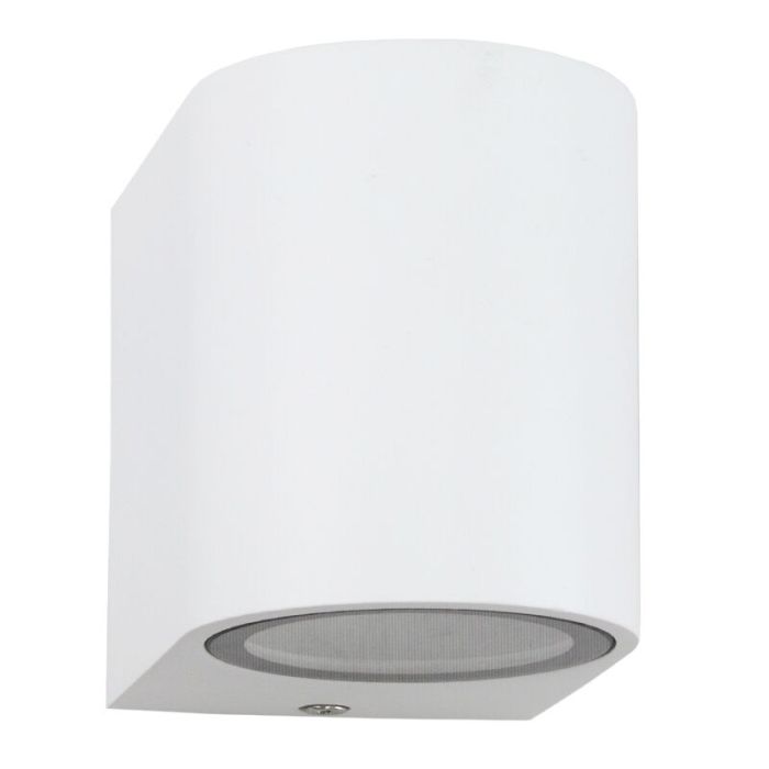 Witte buitenlamp Corina, aluminium, IP44
