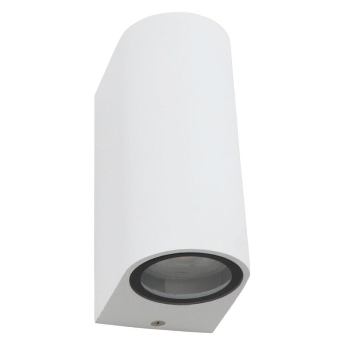 Witte buitenlamp Corina, aluminium, IP44