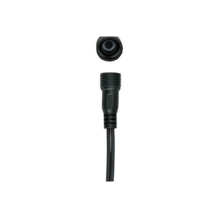 100m zwart koppelbare boomverlichting, 10 leds p/meter, IP67 - Warm wit
