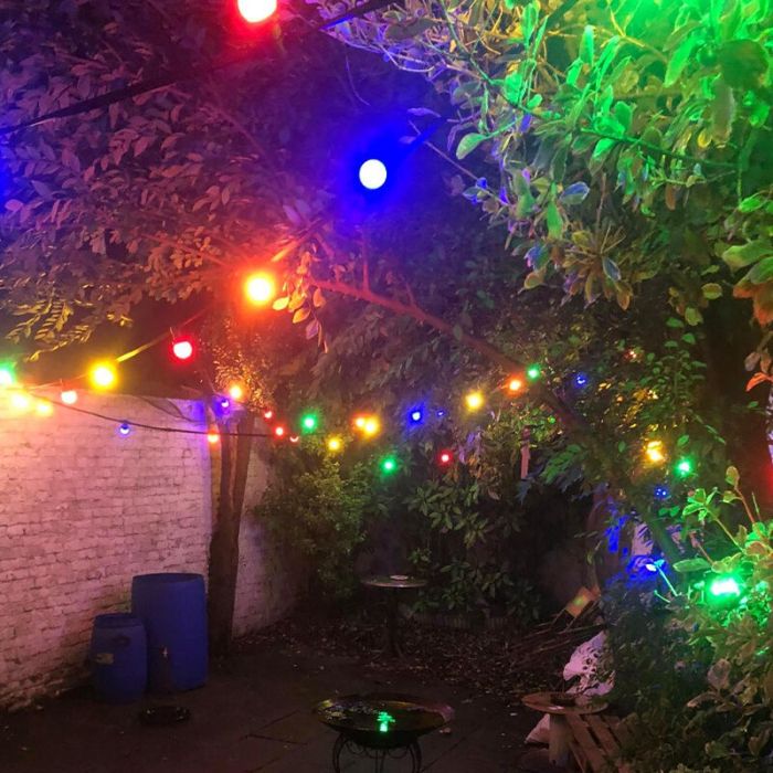 80m prikkabel inclusief 80 gekleurde lampjes