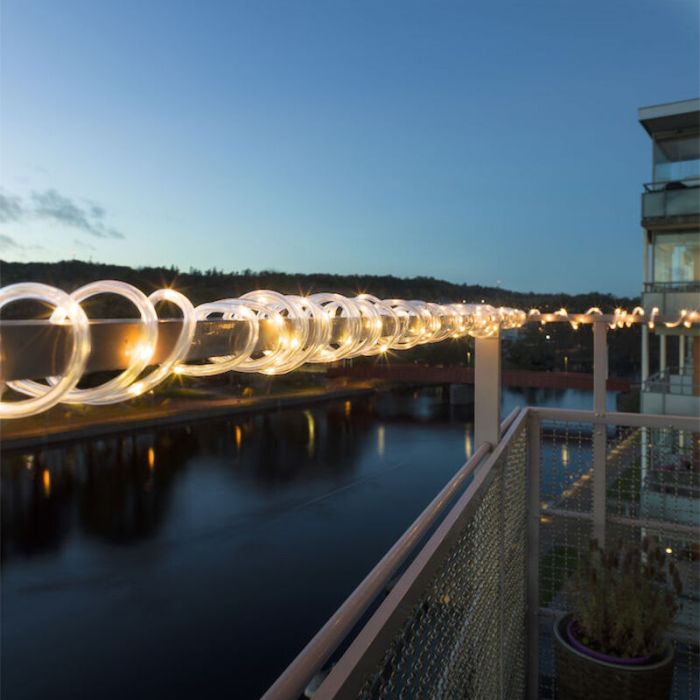 80 meter lichtslang, wit licht (4000K), IP65