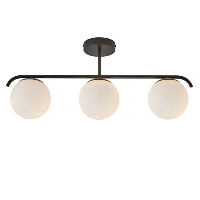 Zwarte plafondlamp design, Grant