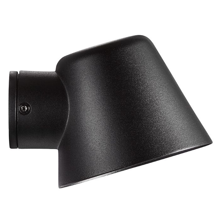 Zwarte buitenlamp modern, Aleria, IP44