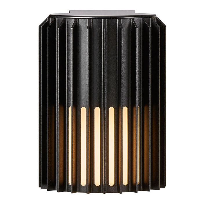 Zwarte buitenlamp design, Aludra, IP54