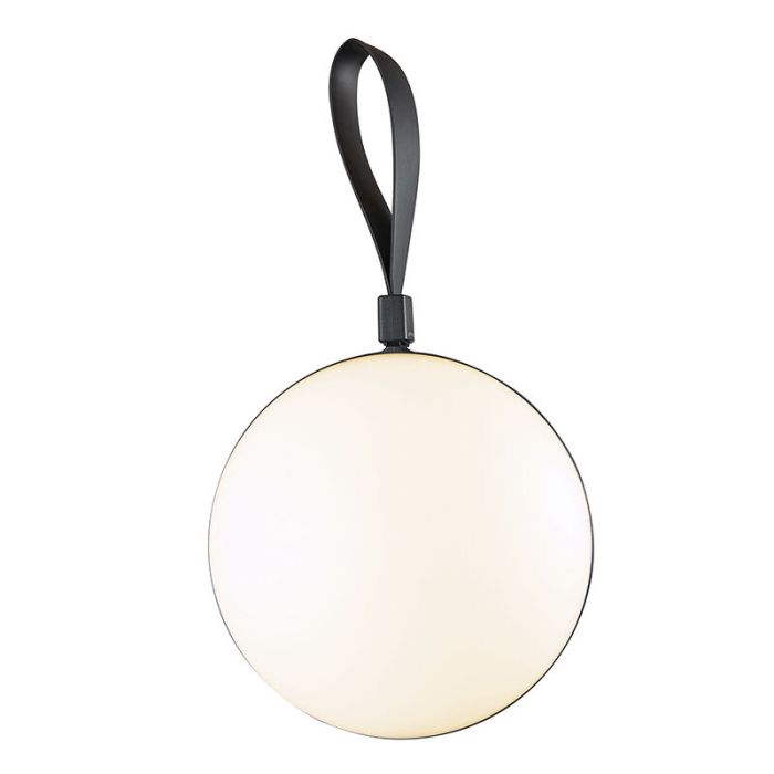 Zwarte buitenlamp design, Bring, 1,5W, 2700K LED, IP54, met schakelaar