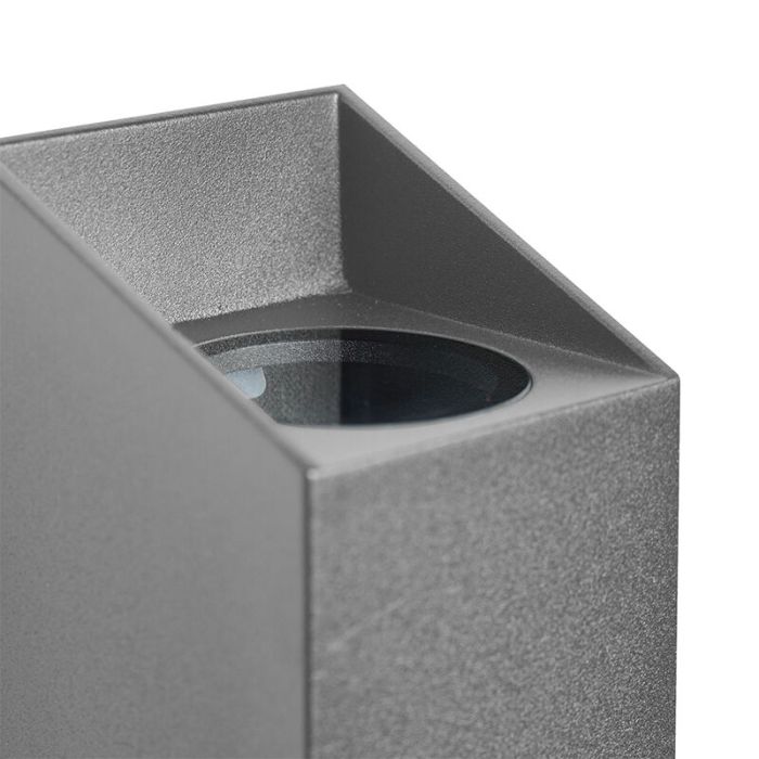 Antraciete buitenlamp modern, Nico, IP54
