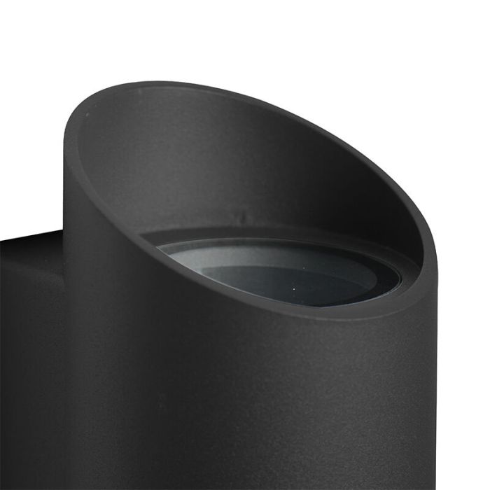Zwarte buitenlamp modern, Nico, IP54