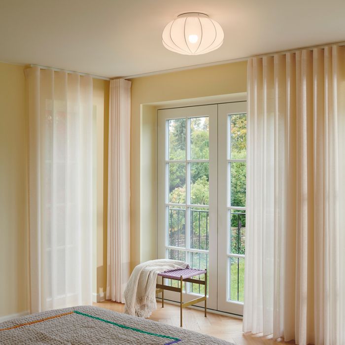 Witte plafondlamp modern, Aeron