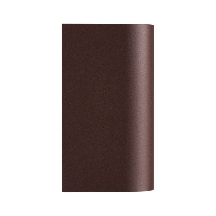 Roestkleurige up down wandlamp modern, Dion, IP44