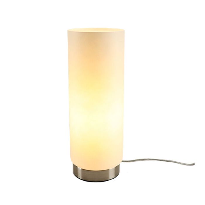 Design tafellamp chroom, Hatice, met schakelaar