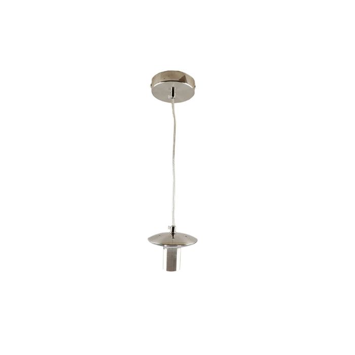 Metalen hanglamp zonder kap nikkel, Minne