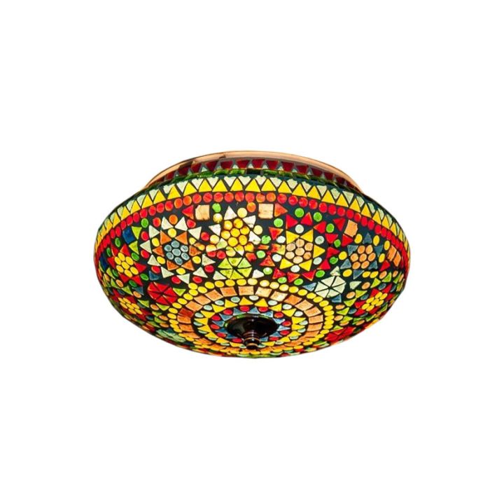 Veelkleurige oosterse plafonnière mozaïek, Mimoun