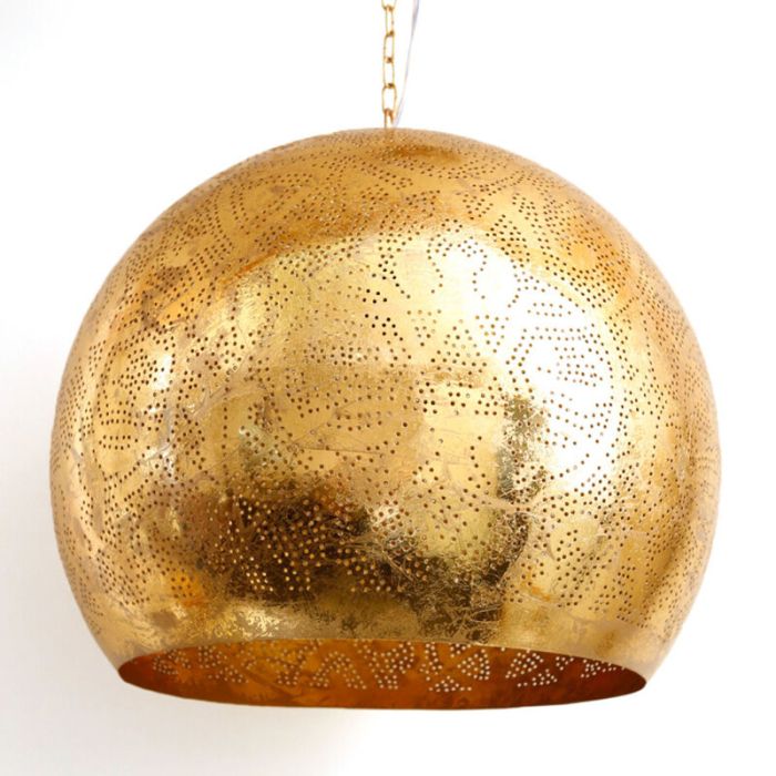 Gouden oosterse hanglamp filigrain, Alyssa