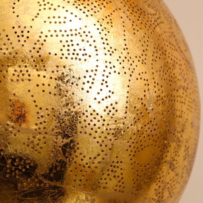 Gouden oosterse hanglamp filigrain, Alyssa