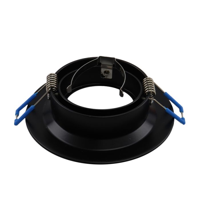 Ronde inbouwspot Tycho, zwart